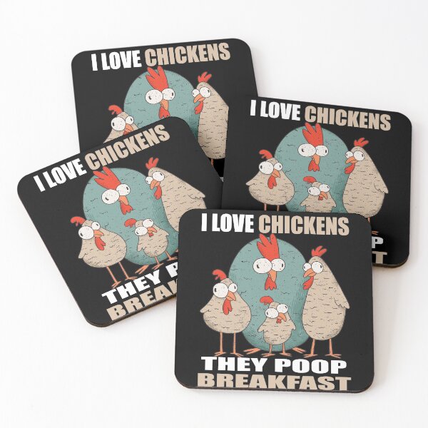 Item preview, I Love Chickens The Poop Breakfast designed and sold by MooonTees.