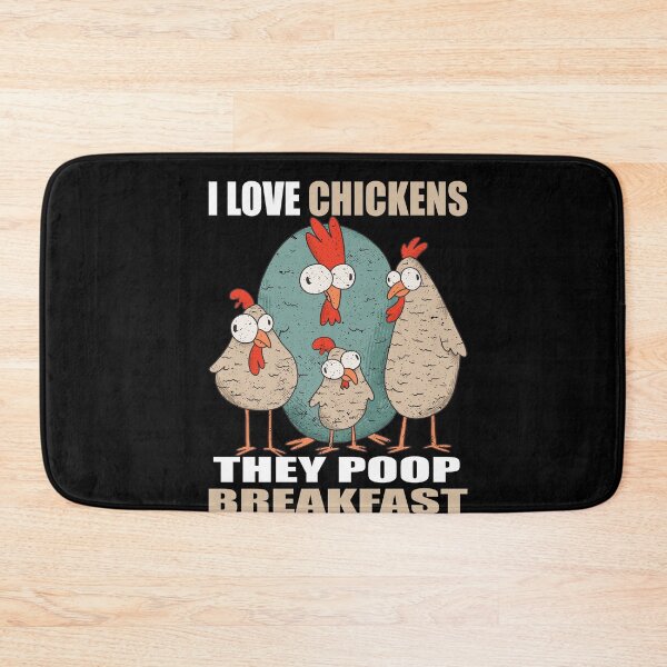 Item preview, I Love Chickens The Poop Breakfast designed and sold by MooonTees.