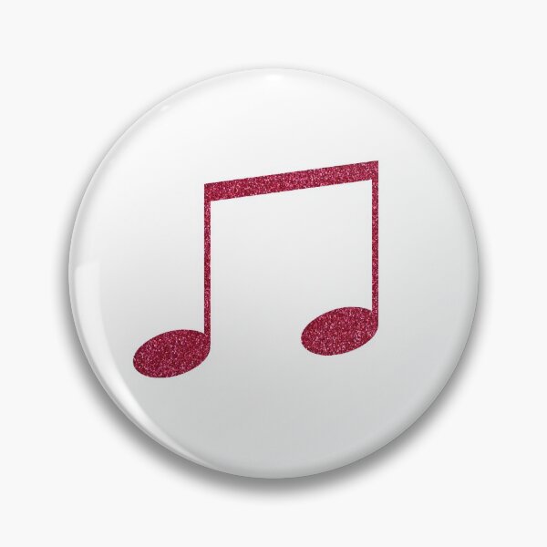Artikelvorschau, Pink Glitter Music Note Pattern entworfen und verkauft von ValeriesGallery.