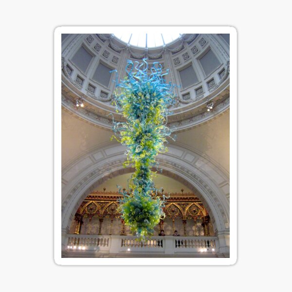 Victoria And Albert Museum Entrance Chandelier Sticker