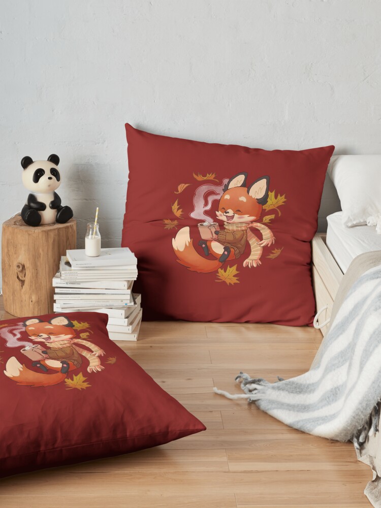 Alternate view of Cozy Fox Fall Floor Pillow