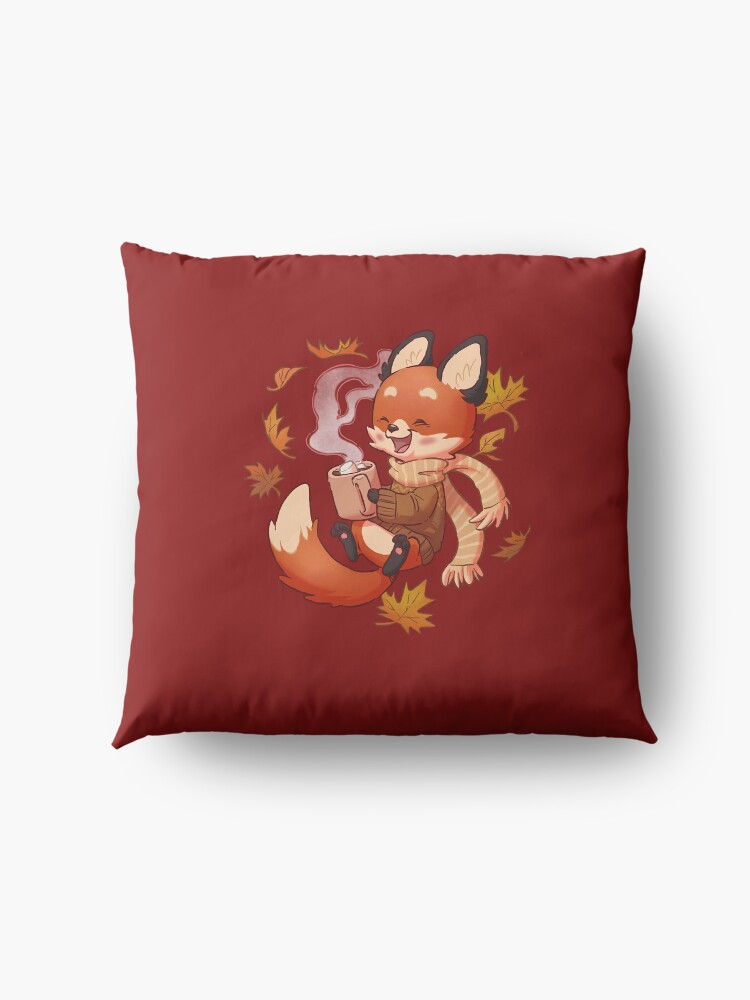 Alternate view of Cozy Fox Fall Floor Pillow