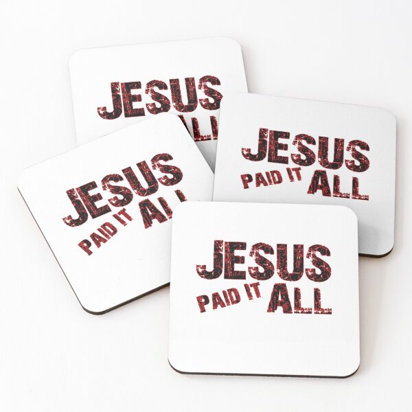 Item preview, Jesus Paid it All - Black/red designed and sold by Cy1982.