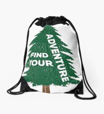 Find Your Adventure Drawstring Bag