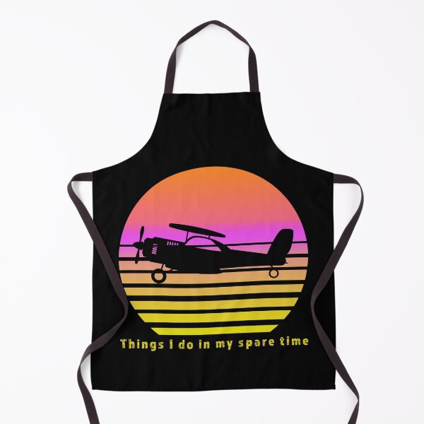 Item preview, Things I do in my spare time Private Pilot retro sunset design designed and sold by AllLeftSides42.