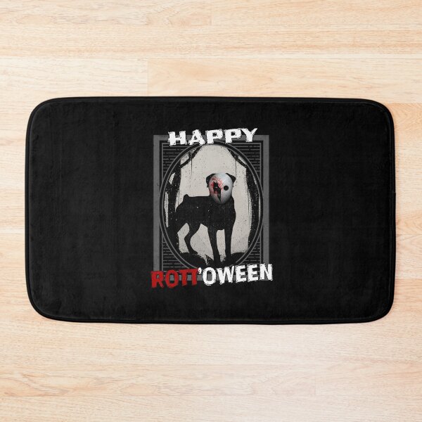 Item preview, Happy Rott'oween Rottweiler Scary Spooky Mask Halloween Gift designed and sold by Guarddogdrive.