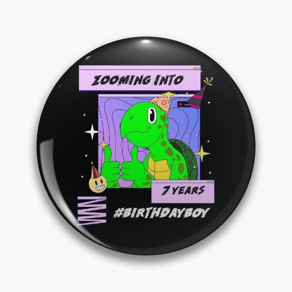 Item preview, Zooming Into 7 Years Old Boys Birthday In Quarantine Birthday Party T-Shirt designed and sold by dogisbored.