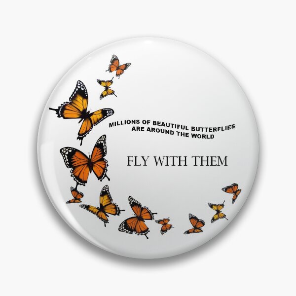 Item preview, fly with butterflies  designed and sold by Meme-shirt.