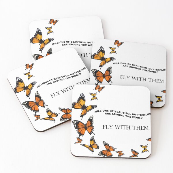 Item preview, fly with butterflies  designed and sold by Meme-shirt.