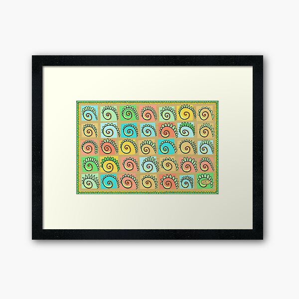 Fernishness Bold Framed Art Print