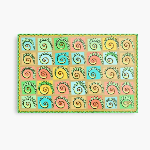 Fernishness Bold Metal Print