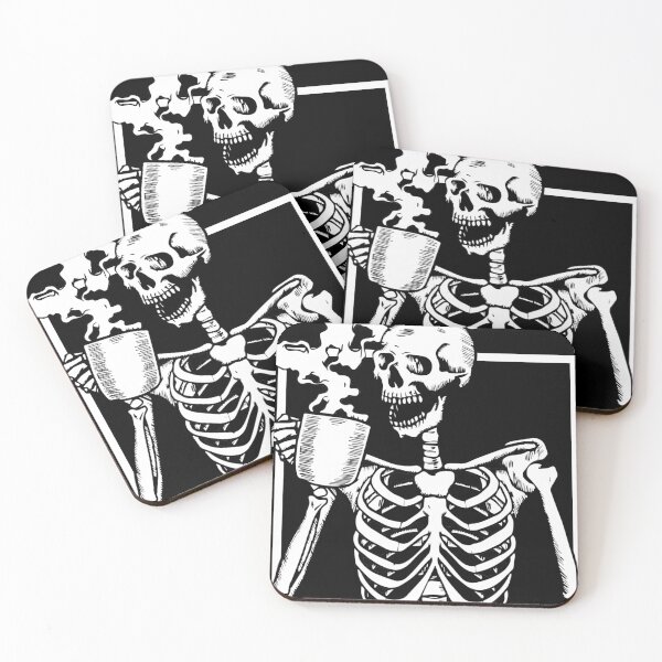 Item preview, Skeleton Coffee Halloween Fall designed and sold by Stephani Analah.