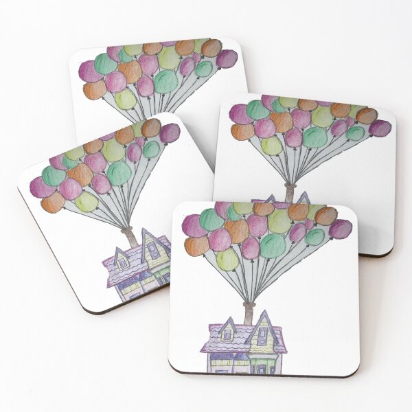 Item preview, Purple house with balloons  designed and sold by Nicole’s art studio .