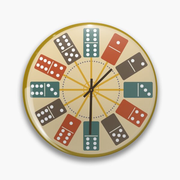 Item preview, Funny Dominoes Player Shirt Vintage Retro Clock Graphic designed and sold by Punchzip.