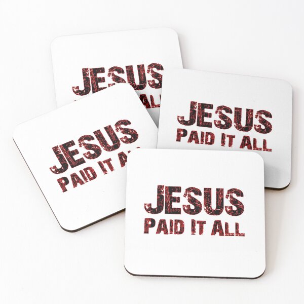Item preview, Jesus Paid it All - Black/red designed and sold by Cy1982.