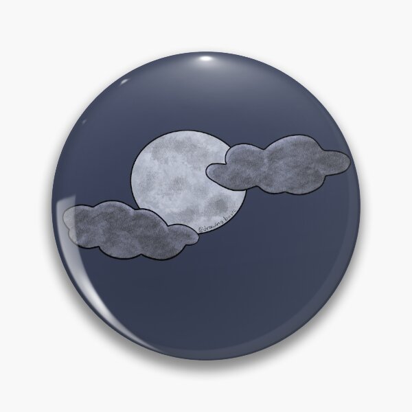 Item preview, Moon and Clouds designed and sold by DrawingBasic.
