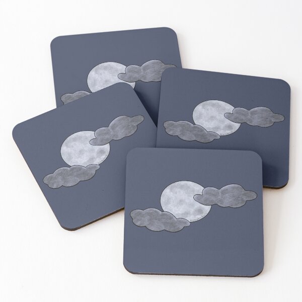Item preview, Moon and Clouds designed and sold by DrawingBasic.
