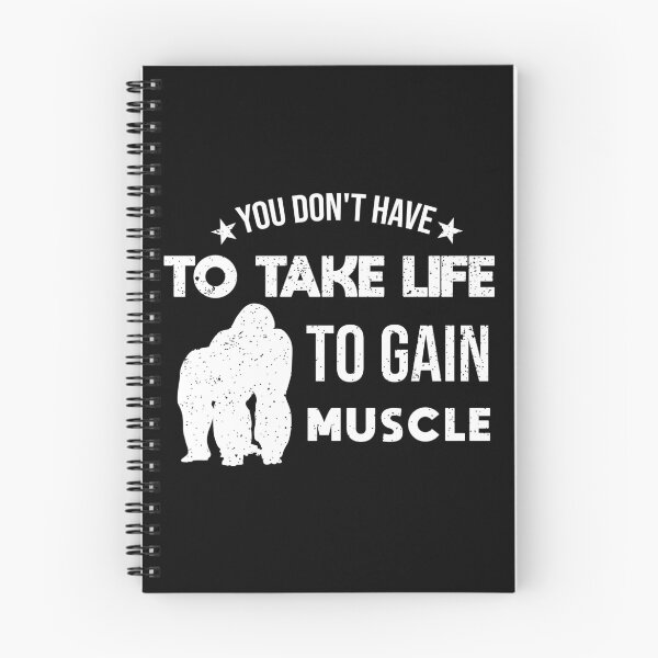 Item preview, you don't have to take life to gain muscle designed and sold by Tagesapfel.