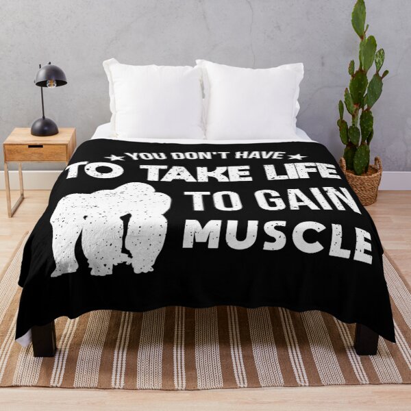 Item preview, you don't have to take life to gain muscle designed and sold by Tagesapfel.