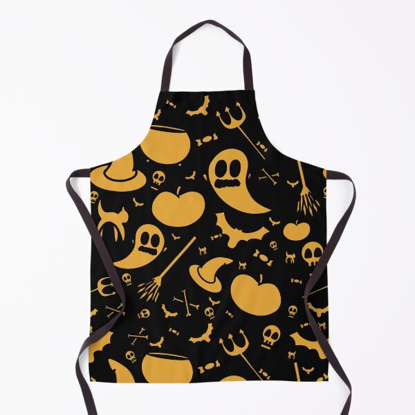 Item preview, Cute Halloween Pattern with all Your Favourite Halloween Icons and a Black Background. designed and sold by UrTops.