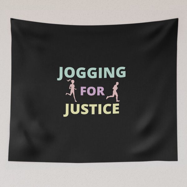 Item preview, jogging for justice,justice for maud,justice for ahmaud,hashtag justice for maud,short-sleeve unisex t-shirt designed and sold by BousboulaStorie.