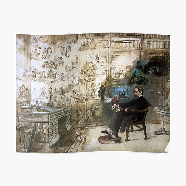 Dickens Dream - Robert William Buss - 1875 Poster
