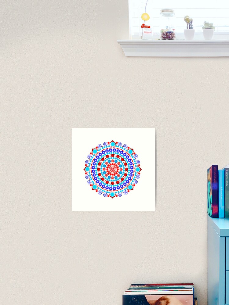 Dot Mandala Art Print for Sale by LariPrint Design