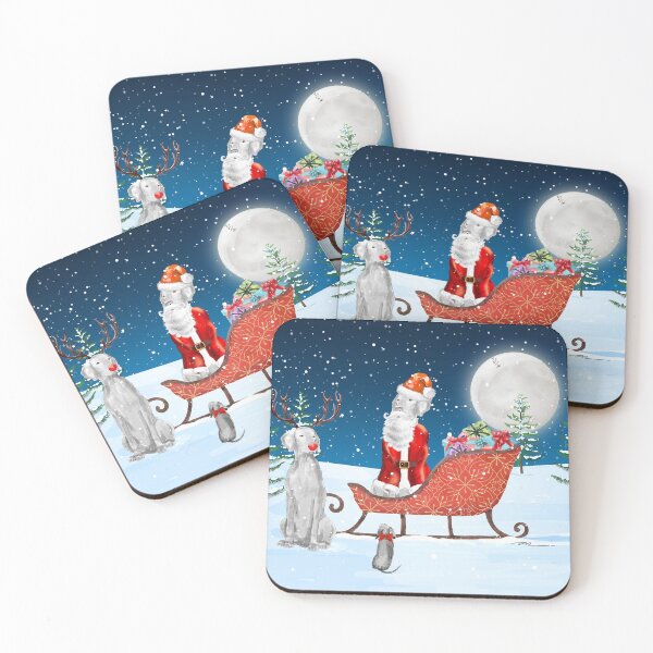 Item preview, RUDI AND SANTA PAWS designed and sold by bluweim.
