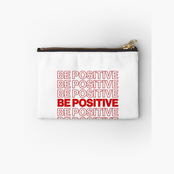 Item preview, Be Positive Graphic Poster Style Red Motivation designed and sold by sharedipmemes.