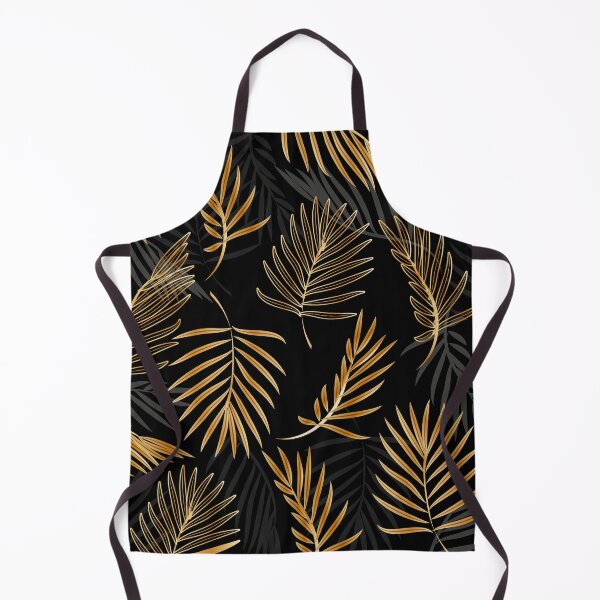 Item preview, Tropical Golden Black Leaves Pattern designed and sold by yagniikd-.