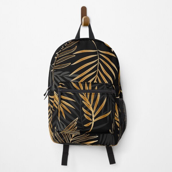 Item preview, Tropical Golden Black Leaves Pattern designed and sold by yagniikd-.