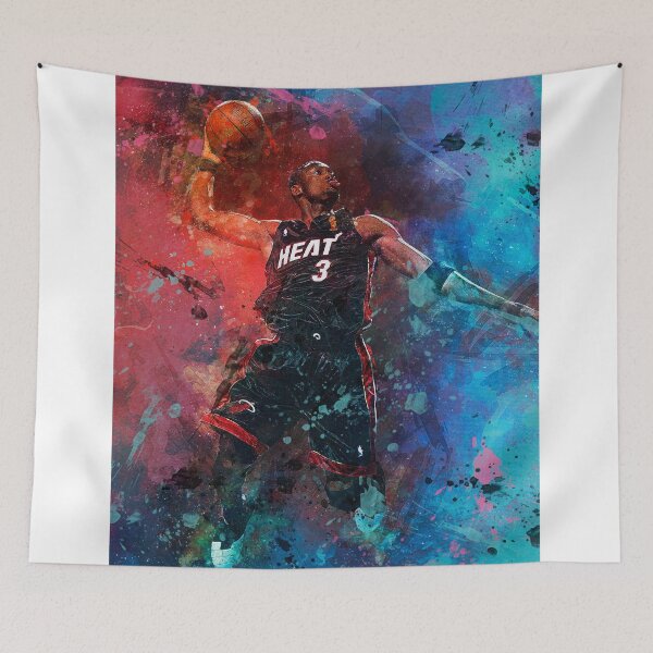 Item preview, Dwyane Wade Heat Mixed Media designed and sold by Pixel Drip.