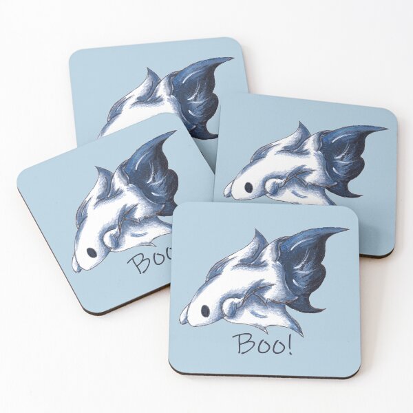 Item preview, Ghostly Blue (With Text) designed and sold by KOKeefeArt.