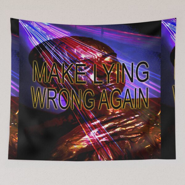 Item preview, Copy of Make Lying Wrong Again designed and sold by EdwardMonet.