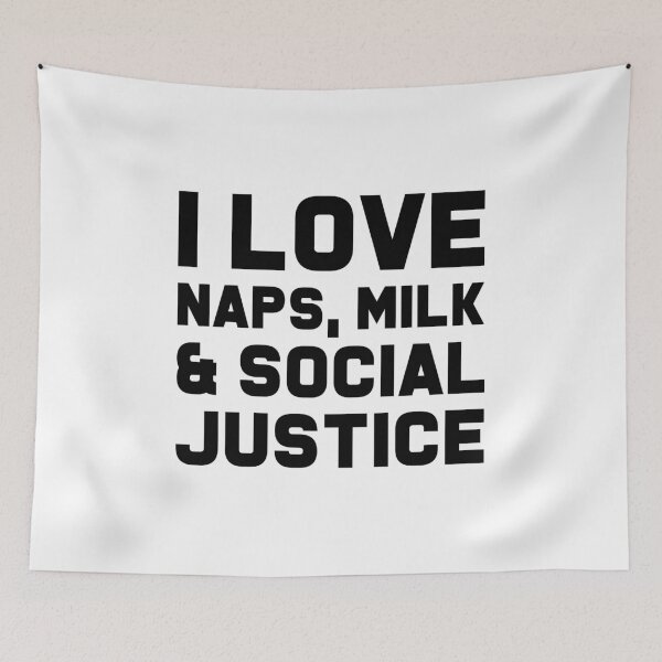 Item preview, I Love Naps Milk And Social Justice designed and sold by T-shirt For You.