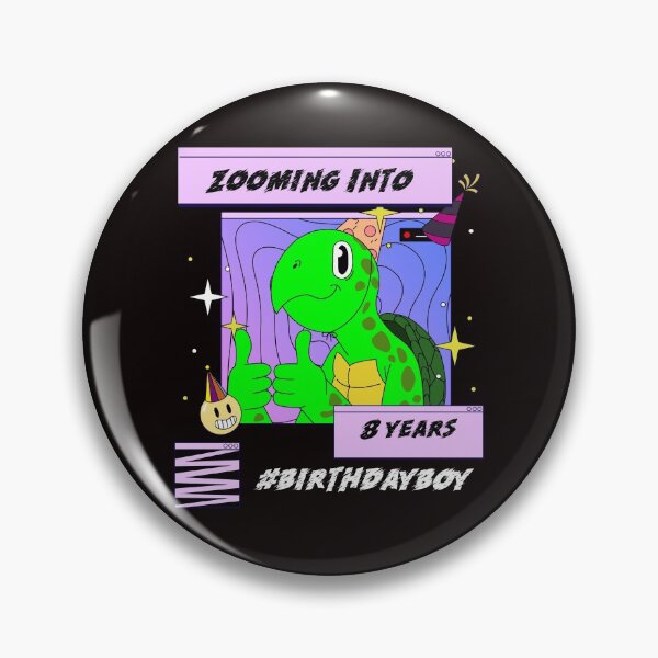 Item preview, Zooming Into 8 Years Old Boys Birthday In Quarantine Birthday Party T-Shirt designed and sold by dogisbored.