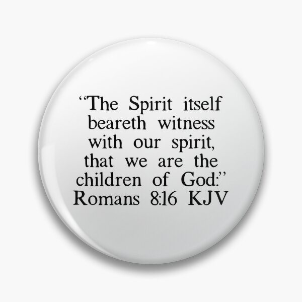 Item preview, Romans 8:16 KJV designed and sold by IBMClothing.
