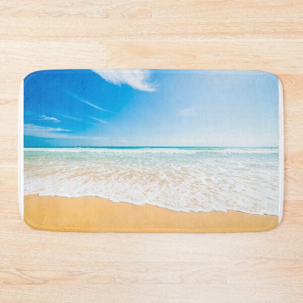 Item preview, Ocean Bathmat Design, Cute Ocean Beach Sea Green Blue Gifts designed and sold by PrintOfi.
