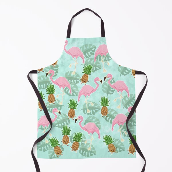 Aperçu de l'œuvre Ananas et flamant rose créée et vendue par Lyxy.
