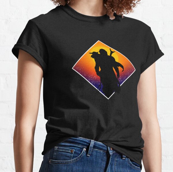 Crépuscule de silhouette T-shirt classique