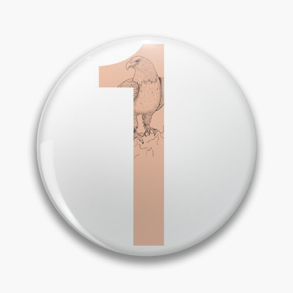 Item preview, Eagle type 1 Enneagram peach designed and sold by Zeitgeist-.