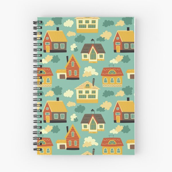 Item preview, Seamless pattern with village.  designed and sold by Yuka-Krable.