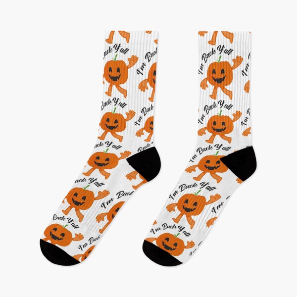 Item preview, I'm Back Y'all Cute Pumpkin illustration designed and sold by Artsy Apparels.
