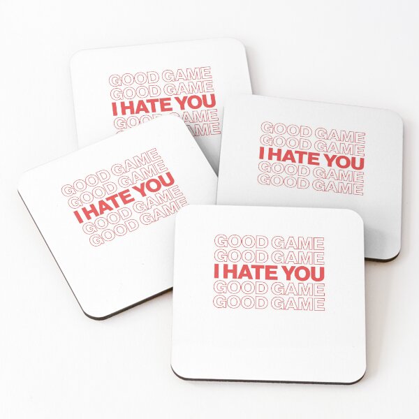 Item preview, I Hate You Good Game Sports Gamer Funny Joke designed and sold by sharedipmemes.