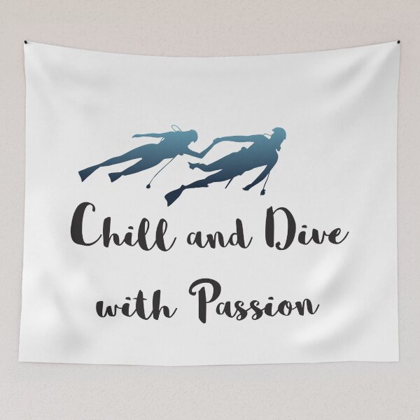 Item preview, Chill And Dive With Passion designed and sold by 4AllTimes.