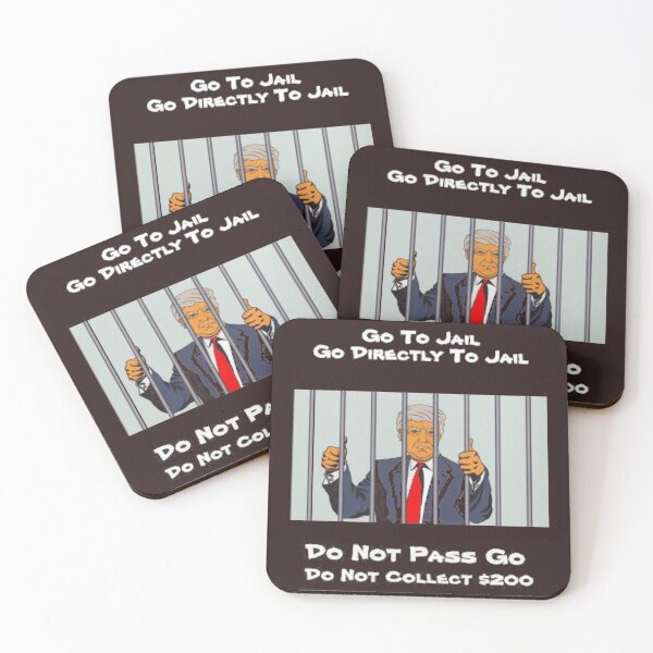 Item preview, Trump Monopoly Go Directly To Jail designed and sold by ShajenDesigns.