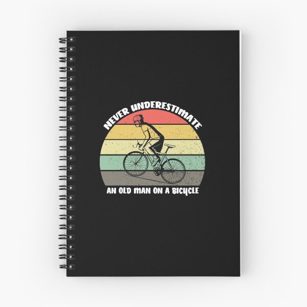 Item preview, Never Underestimate An Old Man On A Bicycle Cycling Dad husband birthday gift, avid cyclist designed and sold by Mostik Vipo.