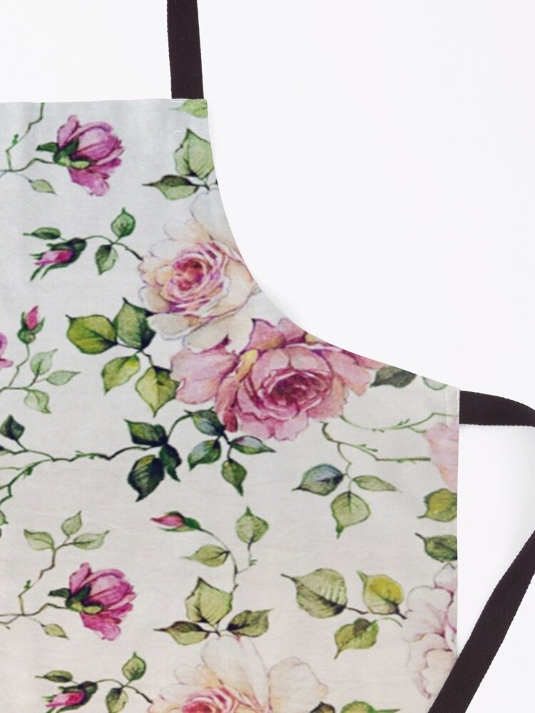 Alternate view of Roses design Apron