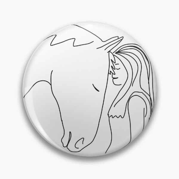 Item preview, Horse and girl designed and sold by Antiope33.