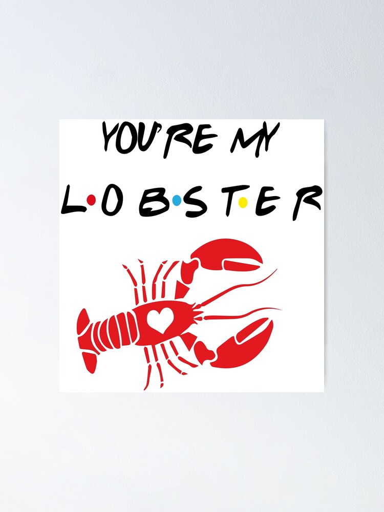 You're My Lobster, friends mug, gift for friends TV show lover, friend mug,  gift for him, gift Ideas for her, my Lobster mug